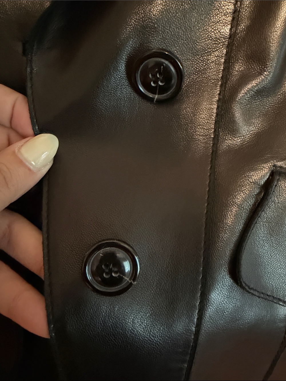 COLE HAAN COLLECTION LAMBSKIN BLAZER - Picture 6 of 7